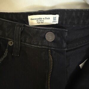 Abercrombie & Fitch Dark Gray Skinny Jeans
